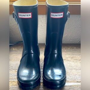 Hunter Black Rain Boots women’s 5